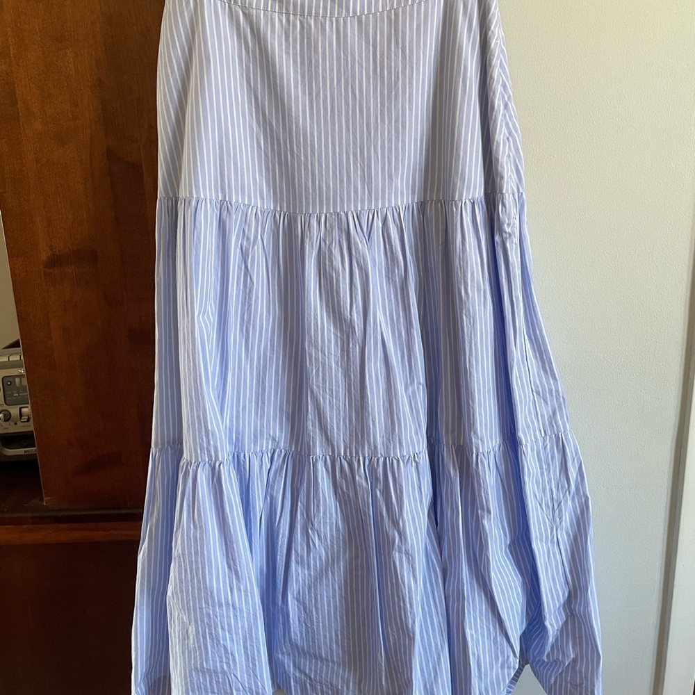 Blue Striped Women's Skirt